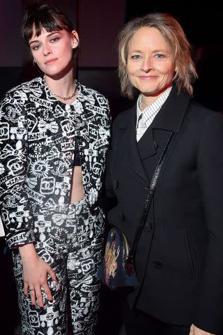 <p>Stephen Lovekin/Shutterstock</p> Kristen Stewart and Jodie Foster reunite at 2024 Sundance Film Festival