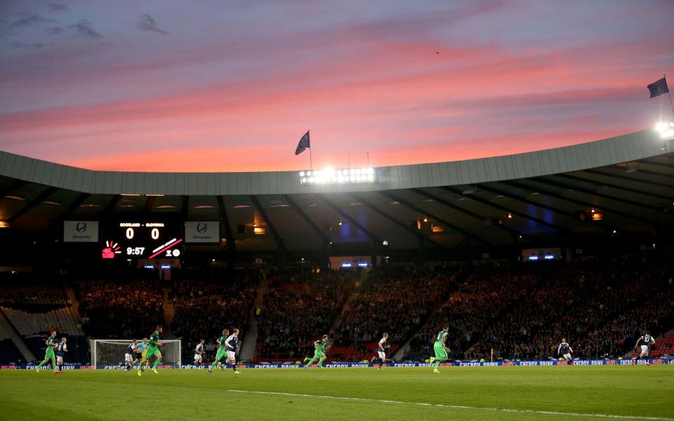 hampden park scotland vs slovenia - PA Wire