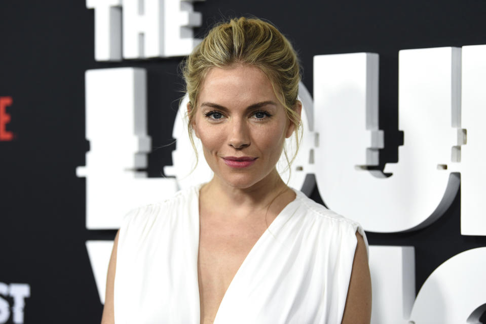 Actress Sienna Miller attends the premiere of the ShowTime limited series "The Loudest Voice," at the Paris Theatre, Monday, June 24, 2019, in New York. (Photo by Evan Agostini/Invision/AP)