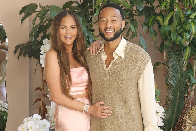 <p>Stefanie Keenan/Getty Images for LOVED01</p> Chrissy Teigen and John Legend in Los Angeles in July 2023