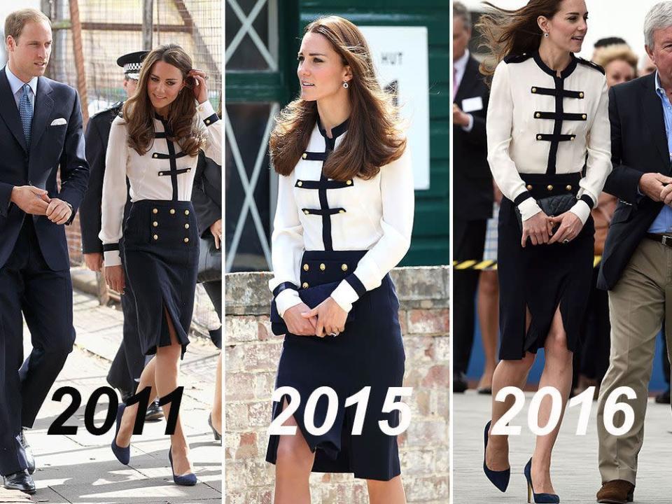 Les tenues préférées de la duchesse de Cambridge qu'elle n'a pas hésité à ressortir en 2016