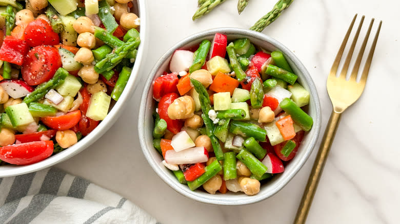 small bowl of salad