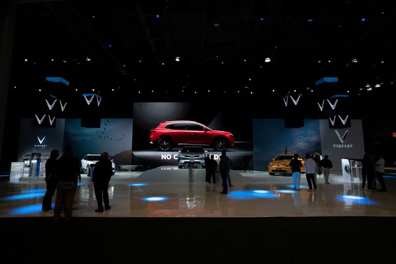 FILE PHOTO: The 2022 New York International Auto Show