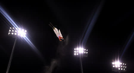 Freestyle Skiing - Pyeongchang 2018 Winter Olympics - Women's Aerials Qualifications - Phoenix Snow Park - Pyeongchang, South Korea - February 15, 2018. Lydia Lassila of Australia in action. REUTERS/Dylan Martinez