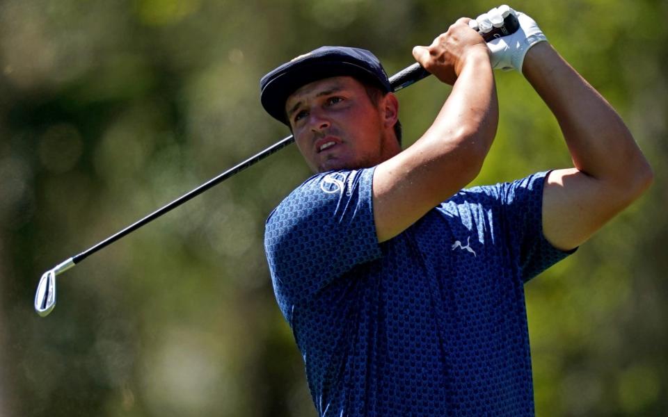 A bulked up DeChambeau has achieved ball-speeds of more than 200mph, as well as carrying one drive more than 400 yards - USA TODAY