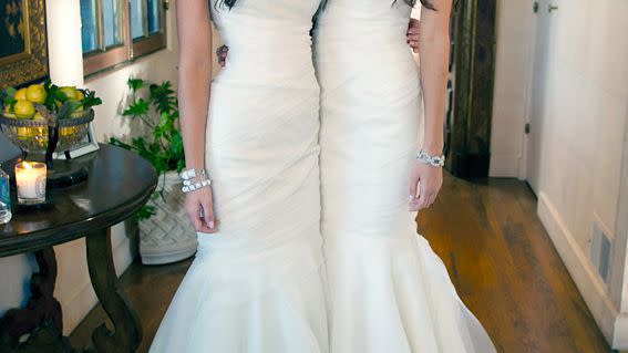 Two Of Her Gorgeous Bridesmaids