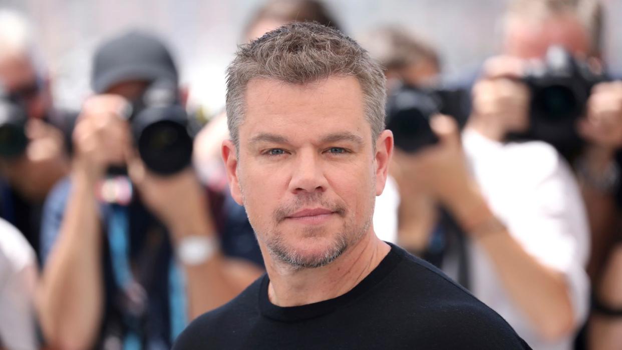 Hollywoodstar Matt Damon bei den  Filmfestspielen in Cannes.