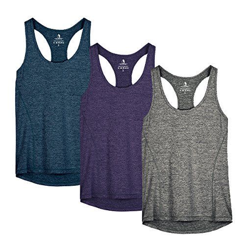 26) 3-Pack Workout Tank Tops for Women