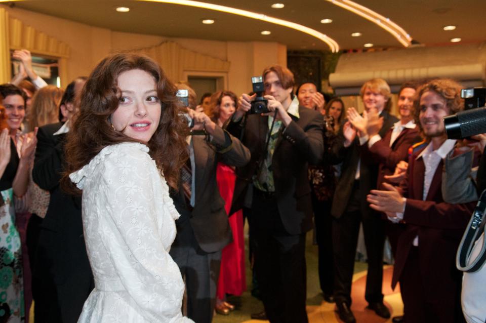 This undated publicity film image provided by the Sundance Institute shows Amanda Seyfried as Linda Lovelace in the film "Lovelace," included in the narrative premieres at the 2013 Sundance Film Festival in January. (AP Photo/Sundance Institute, Dale Robinette)