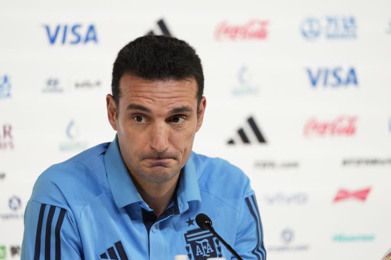 Conferencia de prensa de Lionel Scaloni en la previa del partido entre la Argentina y Polonia