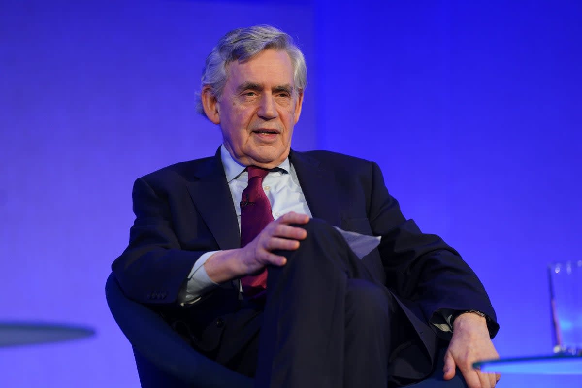Former prime minister Gordon Brown has called for a new police investigation into Rupert Murdoch’s newspaper group (Lucy North/PA) (PA Wire)