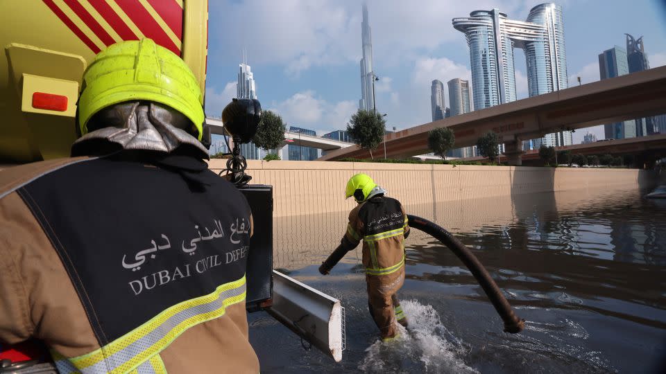 Authorities have been pumping water off highways. - Christopher Pike/Bloomberg/Getty Images