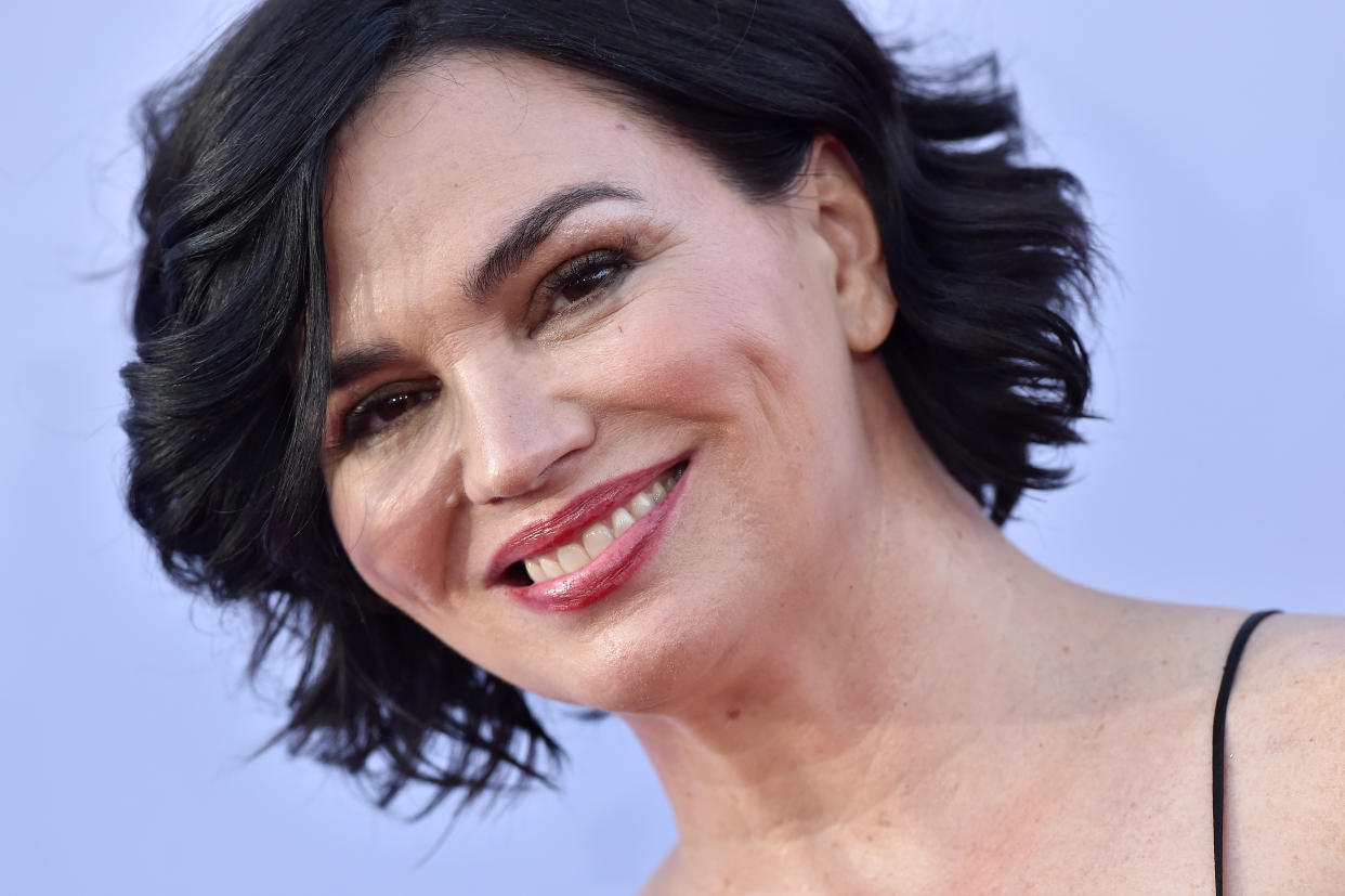 Karen Duffy arrives at the American Film Institute’s Life Achievement Award tribute to George Clooney on June 7, 2018. (Photo by Axelle/Bauer-Griffin/FilmMagic)