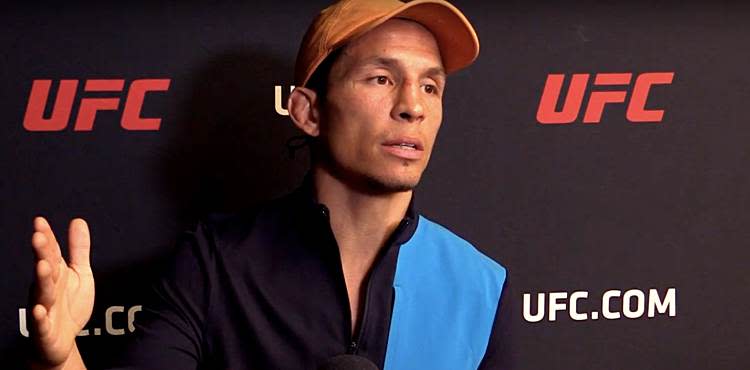 Joseph Benavidez UFC on ESPN 3 Vegas scrum