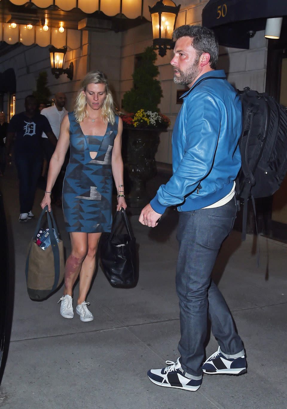 Ben recently went public with new girlfriend Lindsay Shookus. Source: Getty