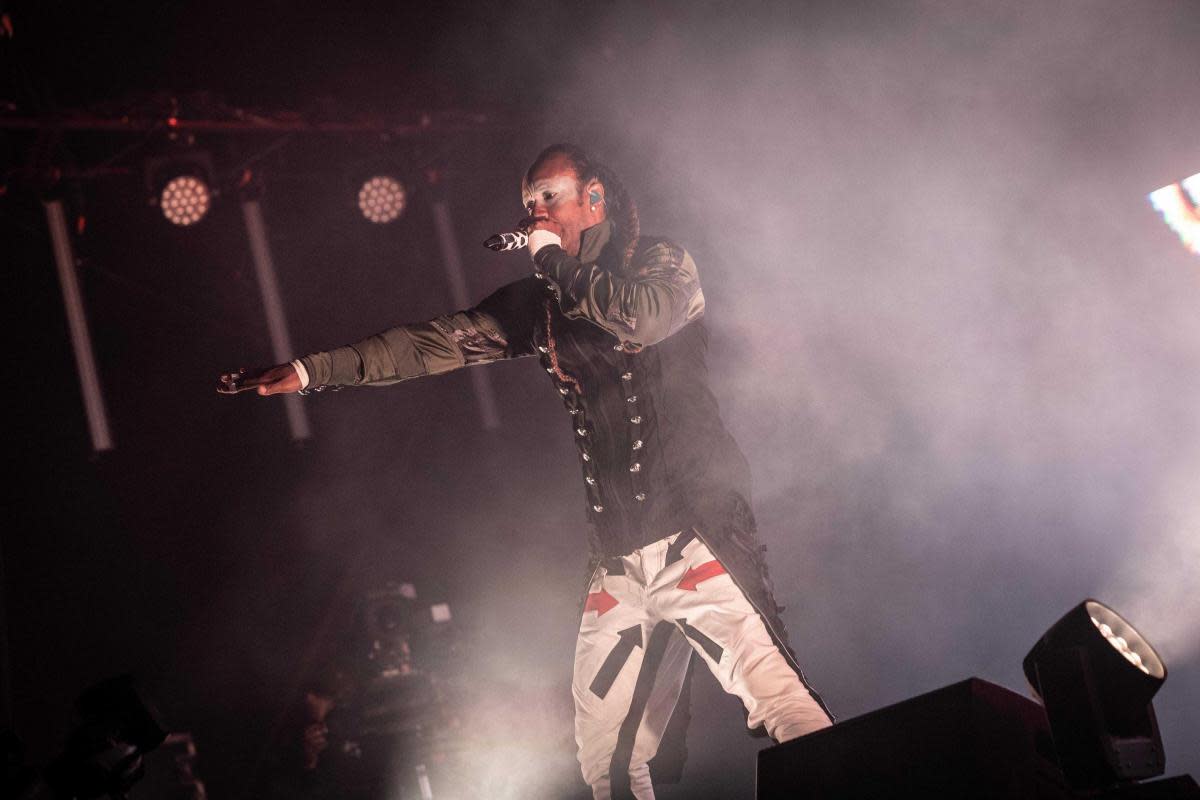 The Prodigy headlining the main stage on Friday at the Isle of Wight festival <i>(Image: Rockstarimages)</i>