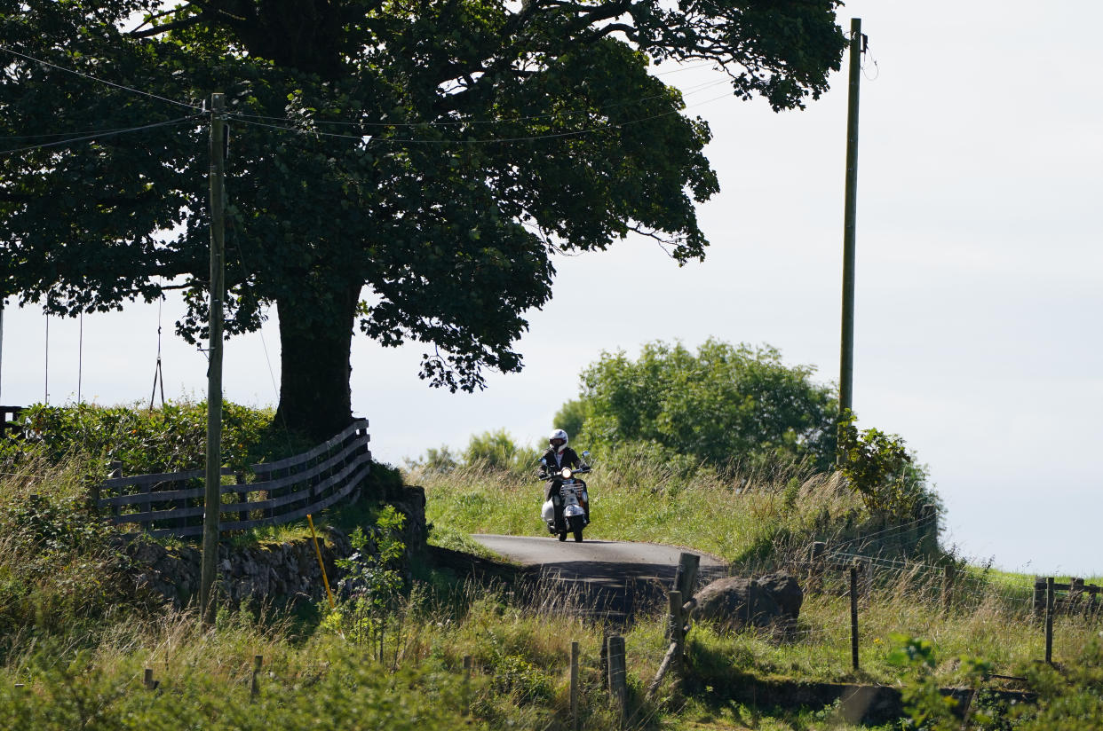 Cor Hutton getting some practice before she sets off on her adventure (Andrew Milligan/PA)