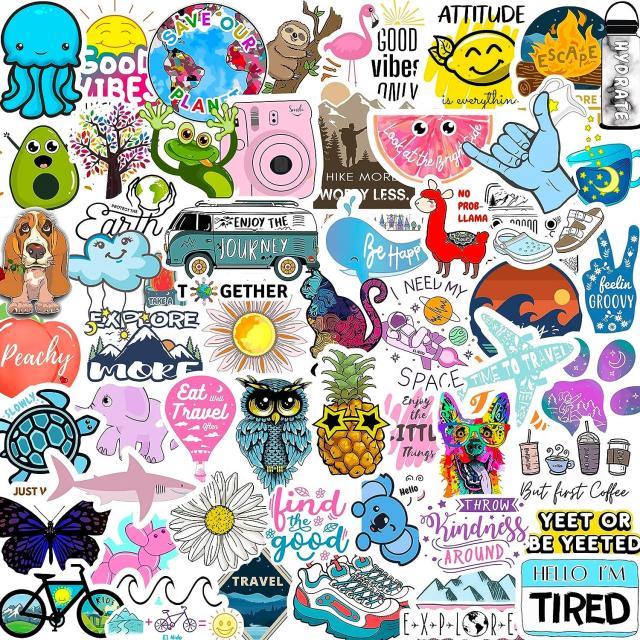 Good Job Reward Stickers Positive Vibe College Student Feel Good Nice  Millennial Sticker Gifts Under 5 Water Resistant Sticker 