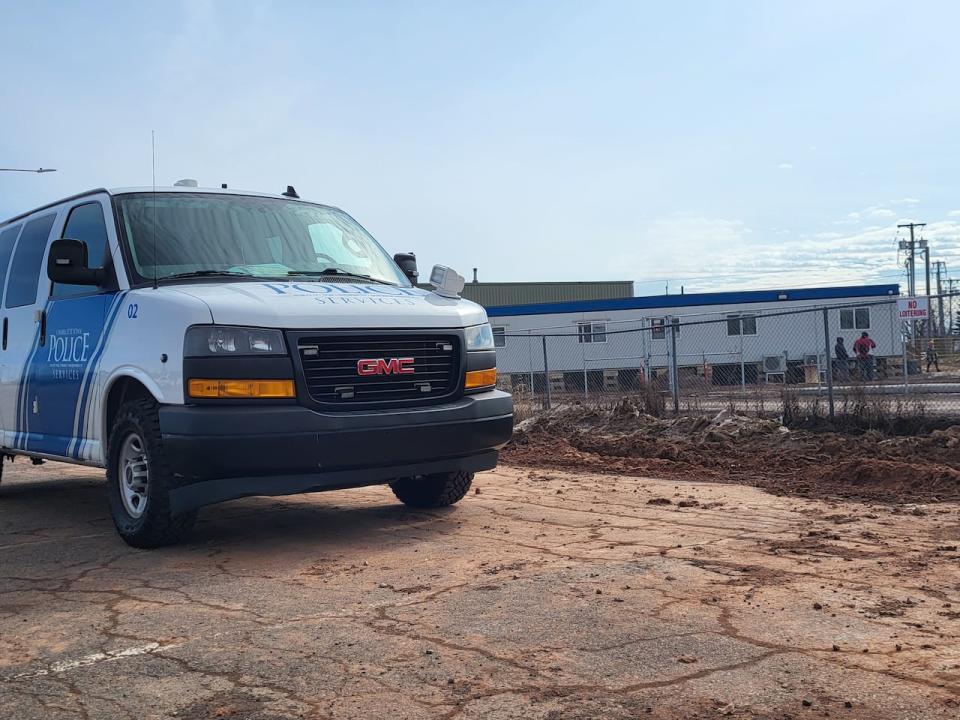 Charlottetown Police have a visible presence near the new outreach centre location. 