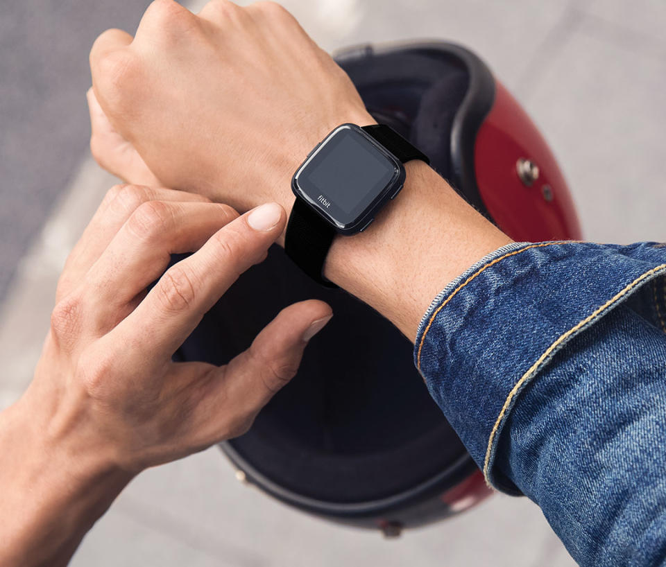 The Fitbit Versa is a versatile fitness track. (Photo: Amazon) 