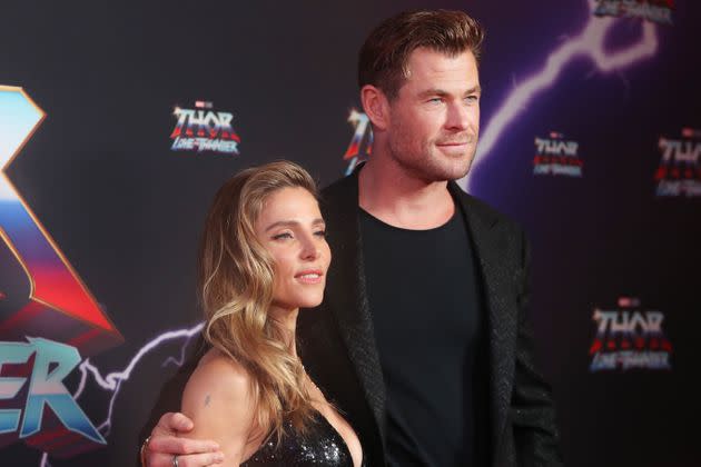 Chris Hemsworth and his wife Elsa Pataky (Photo: Lisa Maree Williams via Getty Images)