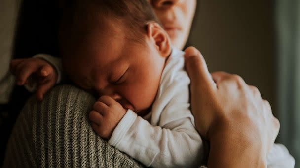 PHOTO: In an undated stock photo, a mother is shown holding her baby. (STOCK PHOTO/Getty Images)