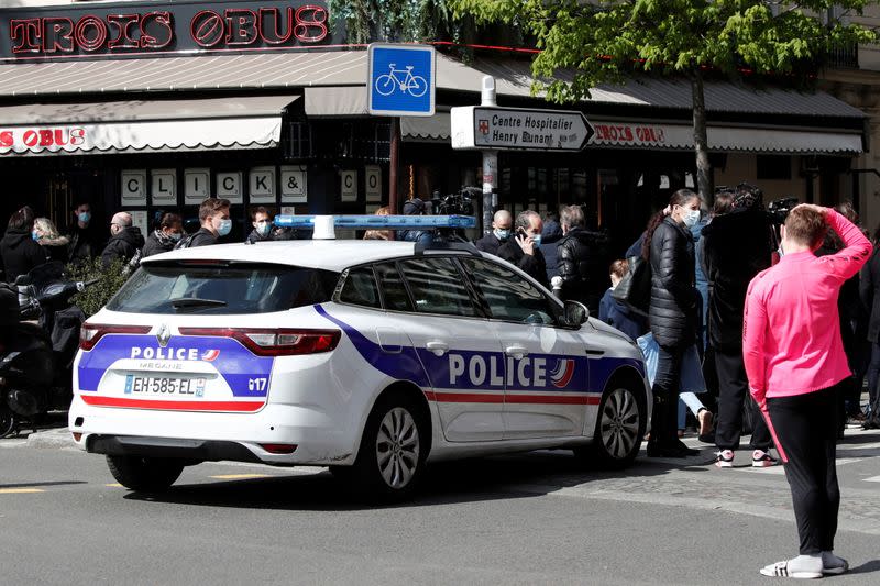 One person shot dead in front of Paris hospital