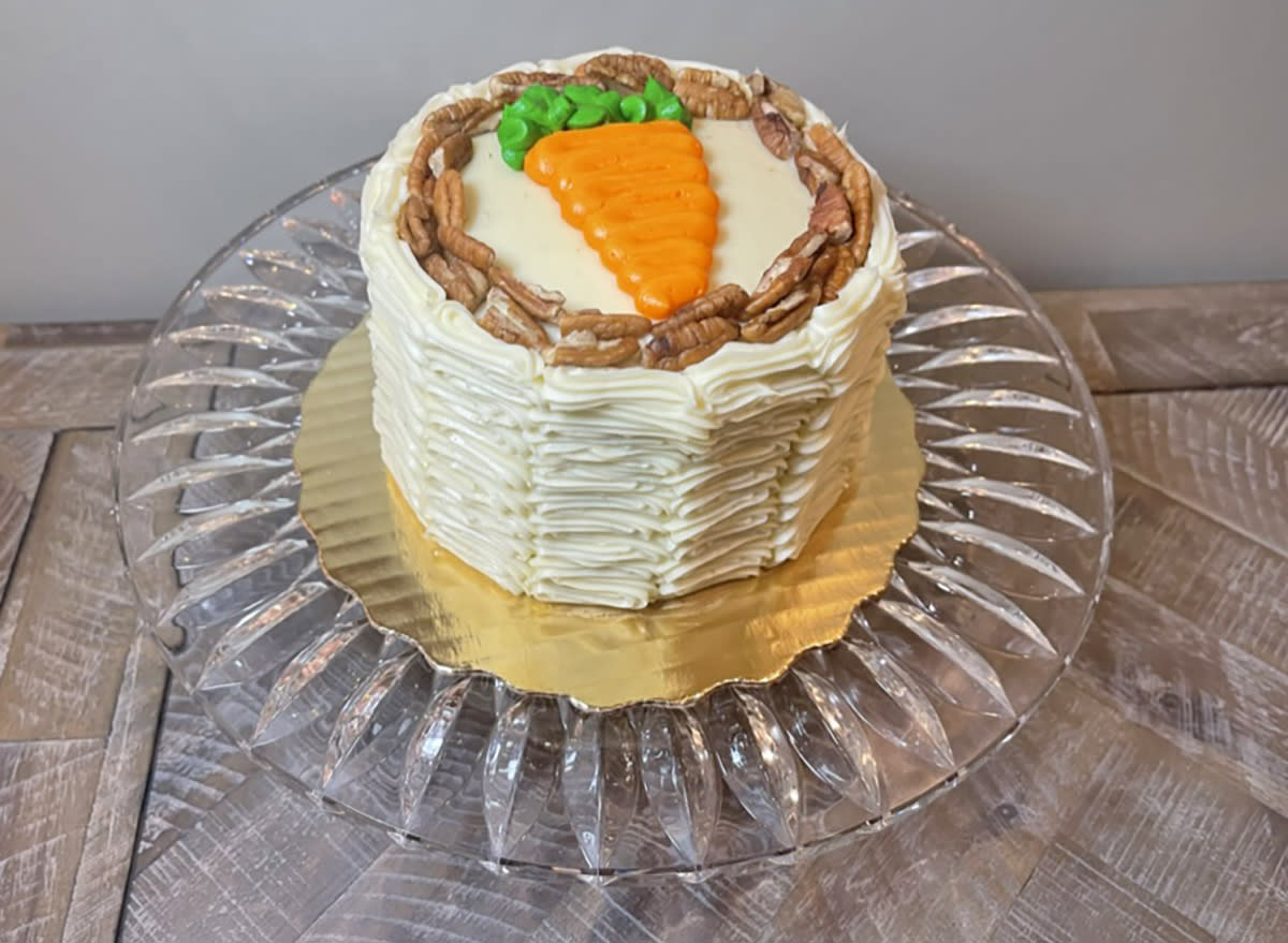 A classic carrot cake from Publix bakery