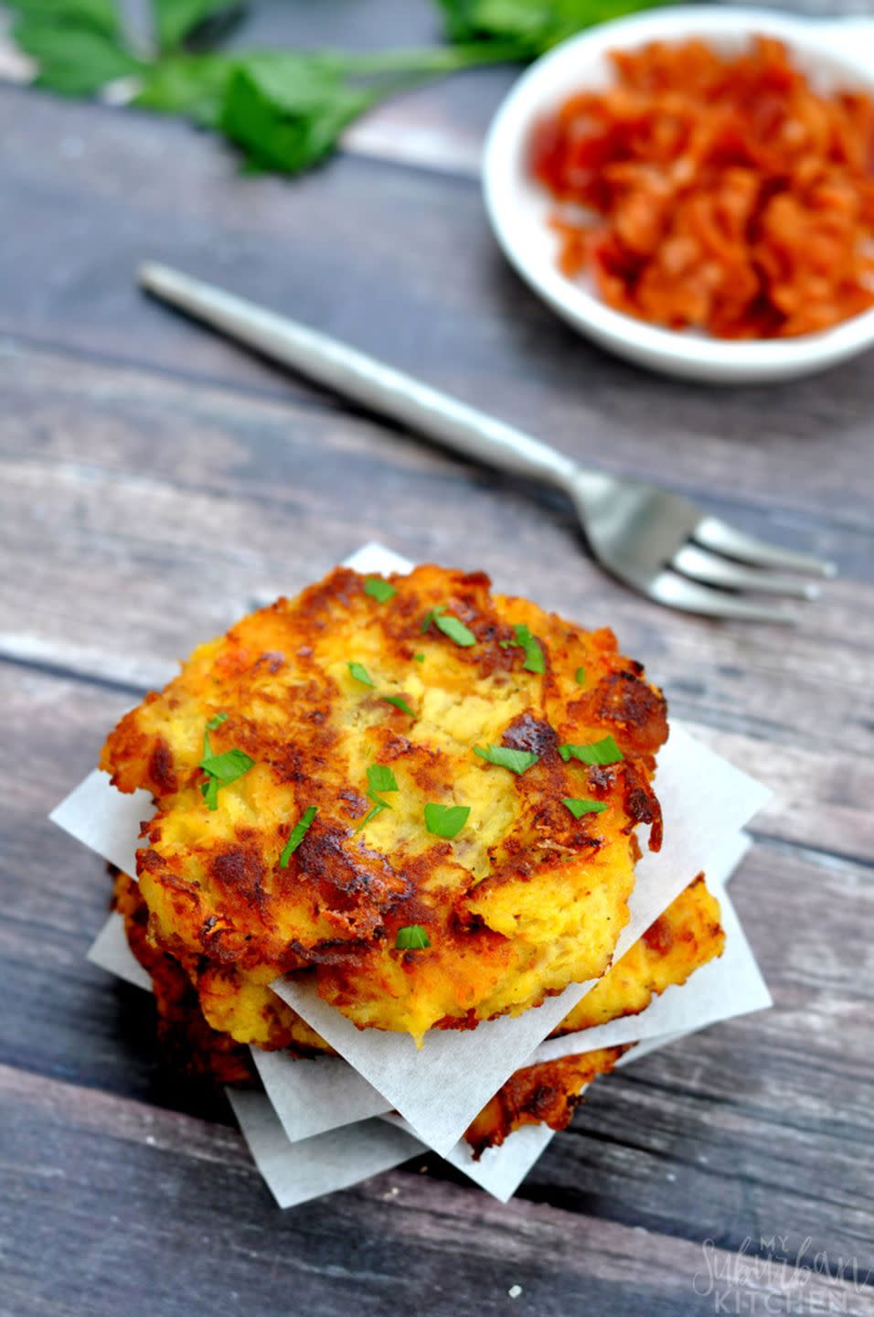 Bacon Spaghetti Squash Fritters