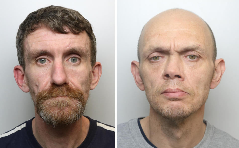 Craig Stanton (left) and Alexander Mackay who have been jailed for life at Leeds Crown Court. (PA/West Yorkshire police)