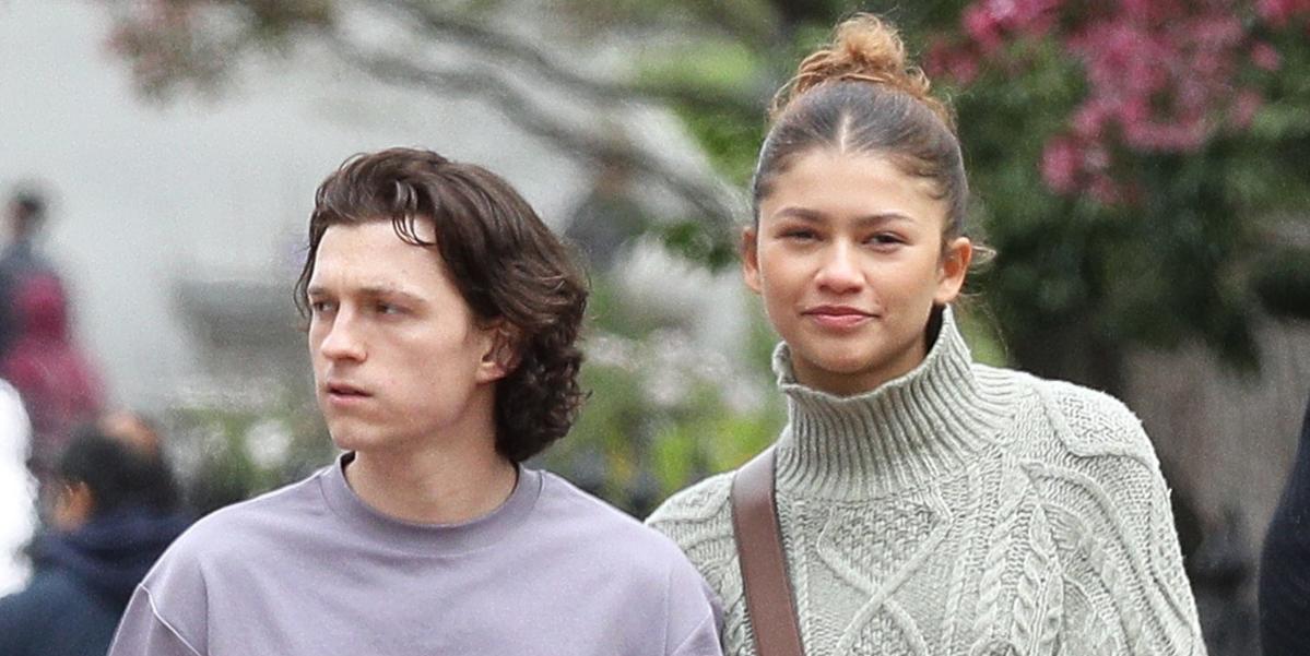 Zendaya and Tom Holland Held Hands in His Pocket During Cute Boston  Shopping Date