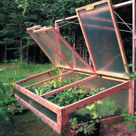 Alaska-style coldframe