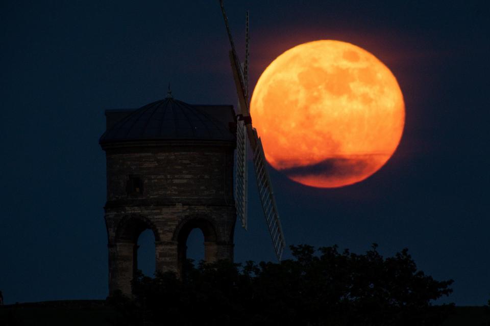 A supermoon in May last yearPA