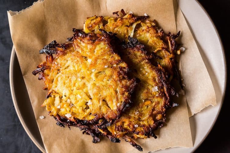 <strong>Get the <a href="http://food52.com/recipes/20470-persimmon-latkes" target="_blank">Persimmon Latkes recipe</a> from Food52</strong>
