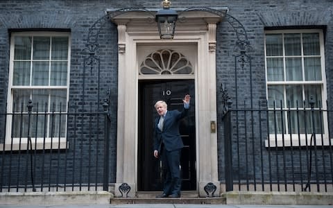 Boris Johnson after his historic Tory landslide - Credit: &nbsp;EDDIE MULHOLLAND/TMG