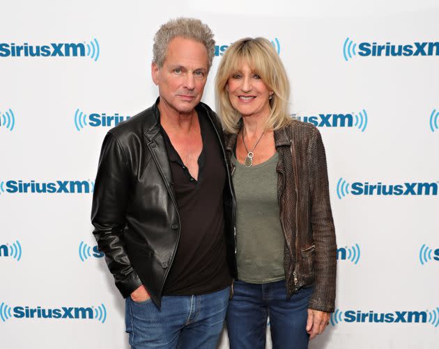 Buckingham (left) said he and McVie (right) left 