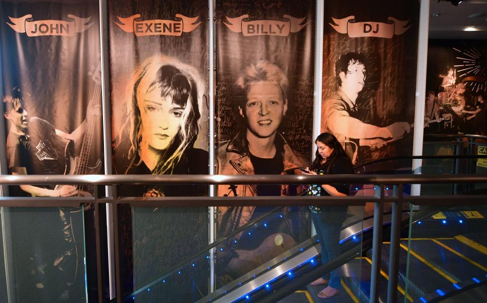 X display at the Grammy Museum in Los Angeles. (Photo: AP)