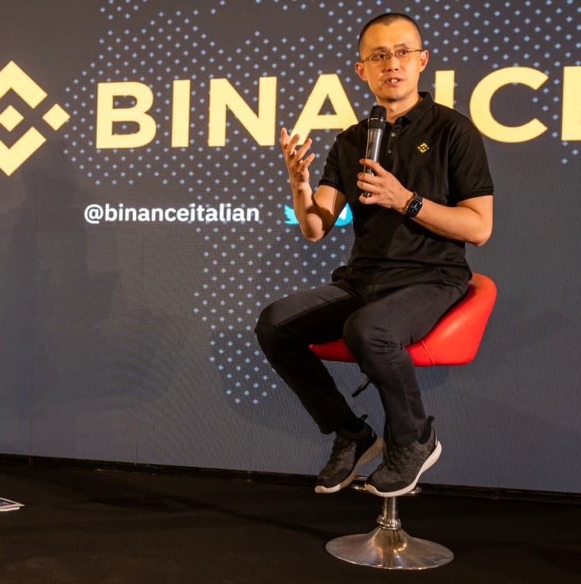 加密貨幣交易所幣安（Binance）首席執行長兼創始人趙長鵬。   圖：翻攝自幣安臉書（資料照）