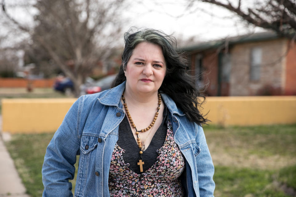 Stephanie Vela Anderson, who grew up in Big Spring, is helping to organize against Dickson's abortion bans. (Photo: Ilana Panich-Linsman for HuffPost)