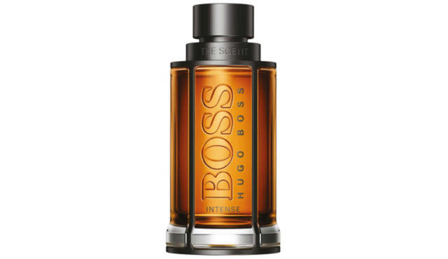 A bottle of Hugo Boss The Scent Intense