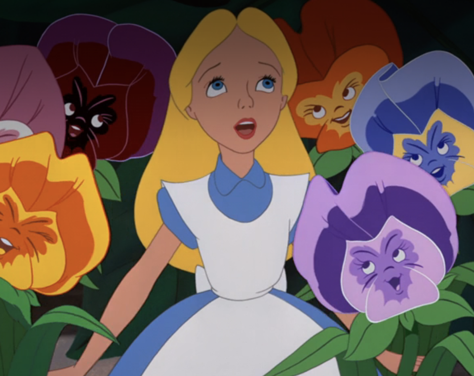 Screenshot from "Alice in Wonderland"