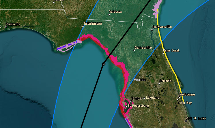 Big Bend of Florida is in the projected path of Tropical Storm Idalia Aug. 28, 2023.
