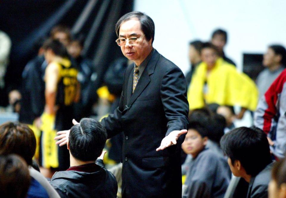 2003年，擔任九太總教練的劉華林。（報系資料照）
