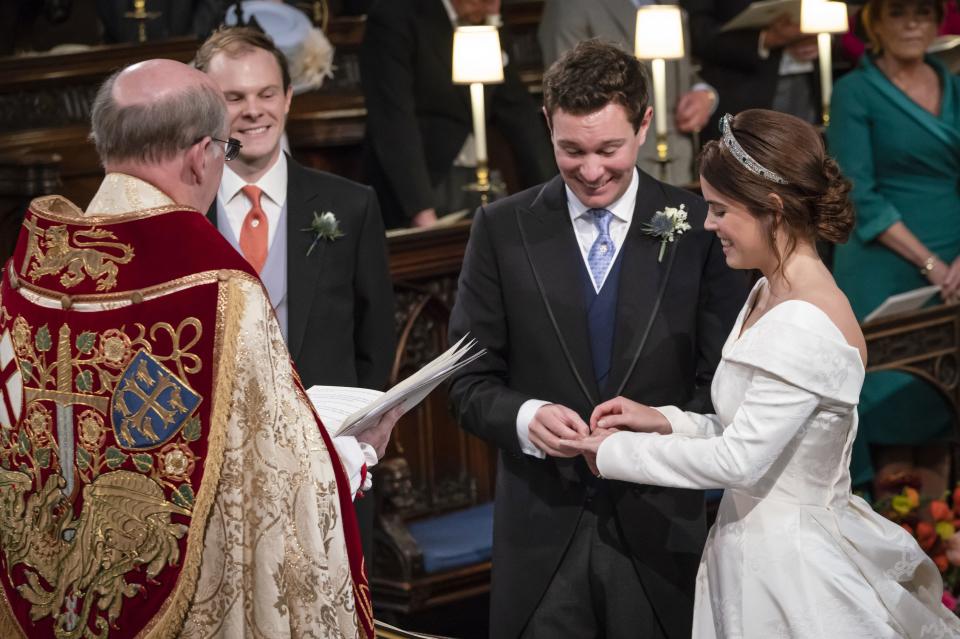 Princess Eugenie's husband Jack Brooksbank won't wear a wedding band—and neither does Prince William, Prince Philip, or most other royal men.