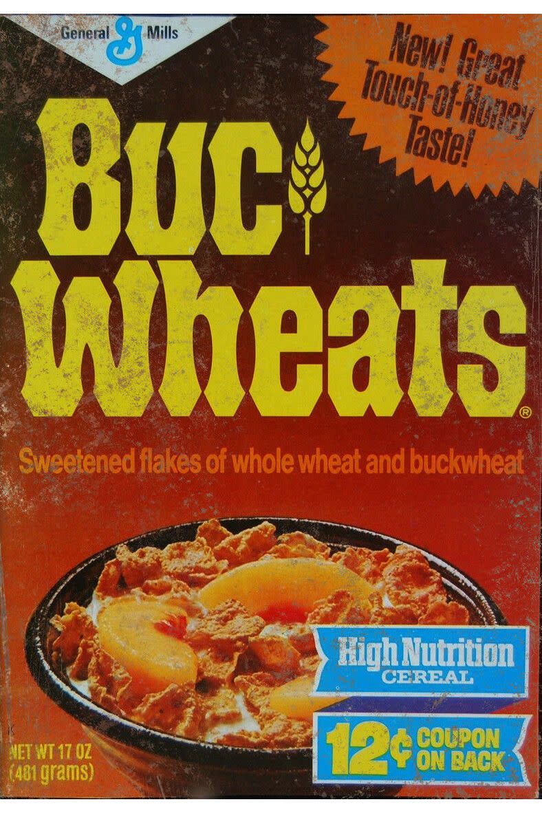 Buc Wheats Vintage Cereal Box