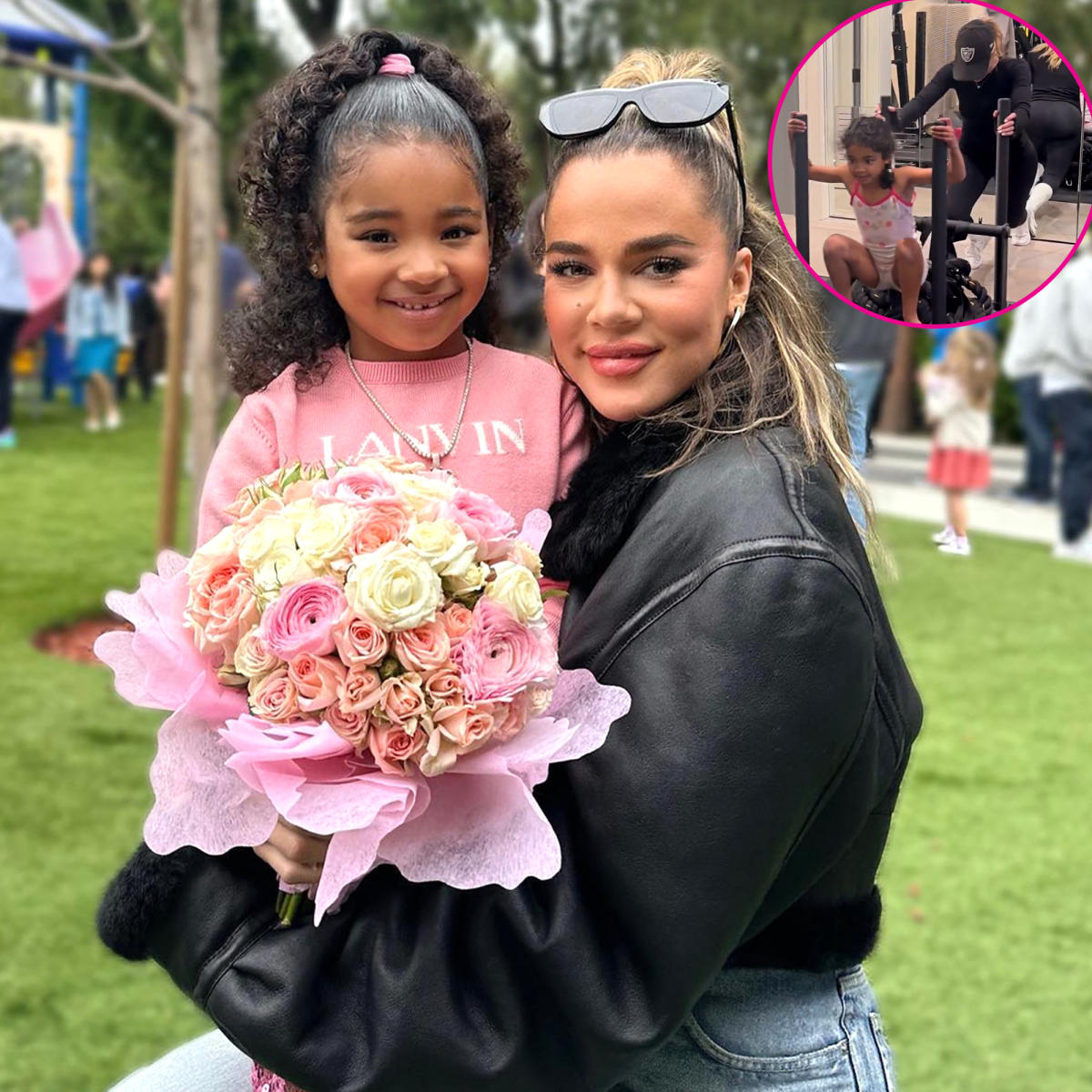 Khloe Kardashian Incorporates Daughter True Into Her Workout