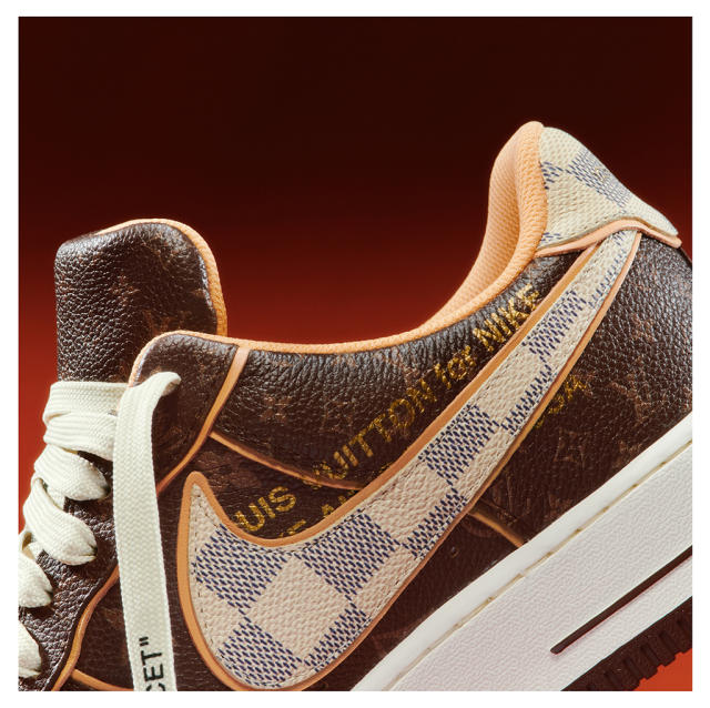 Louis Vuitton x Nike Air Force 1s by Virgil Abloh, Serena Williams