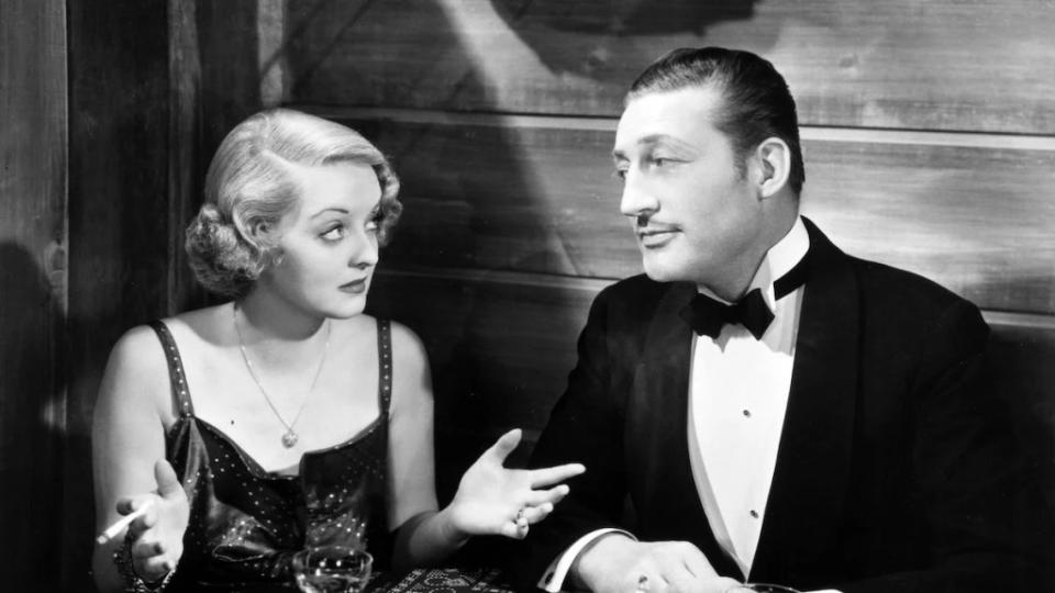 Bette Davis and Warren William in "Satan Met a Lady"