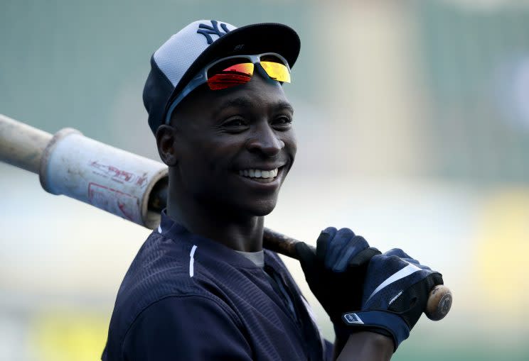 Didi Gregorius is campaigning for the All-Star Game in the final days. (AP Photo)