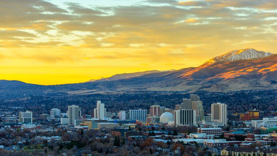 Reno at sunrise.